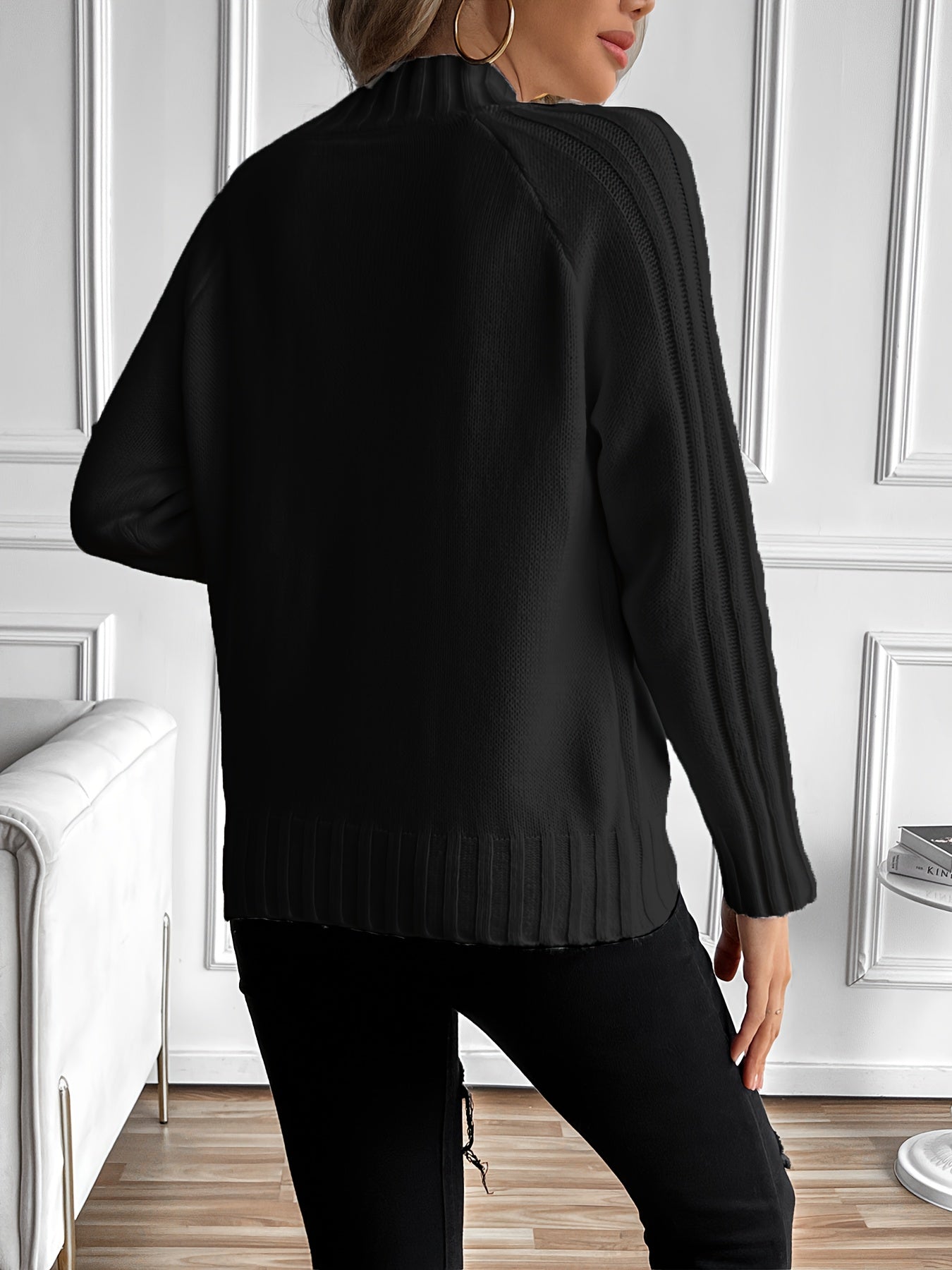Christine Brewer Rosalind knit sweater for women, cozy and stylish, featuring a textured knit pattern and a classic fit.