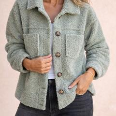 Christine Brewer Naomi women's jacket in casual style, featuring a lightweight design and neutral color, suitable for everyday wear.
