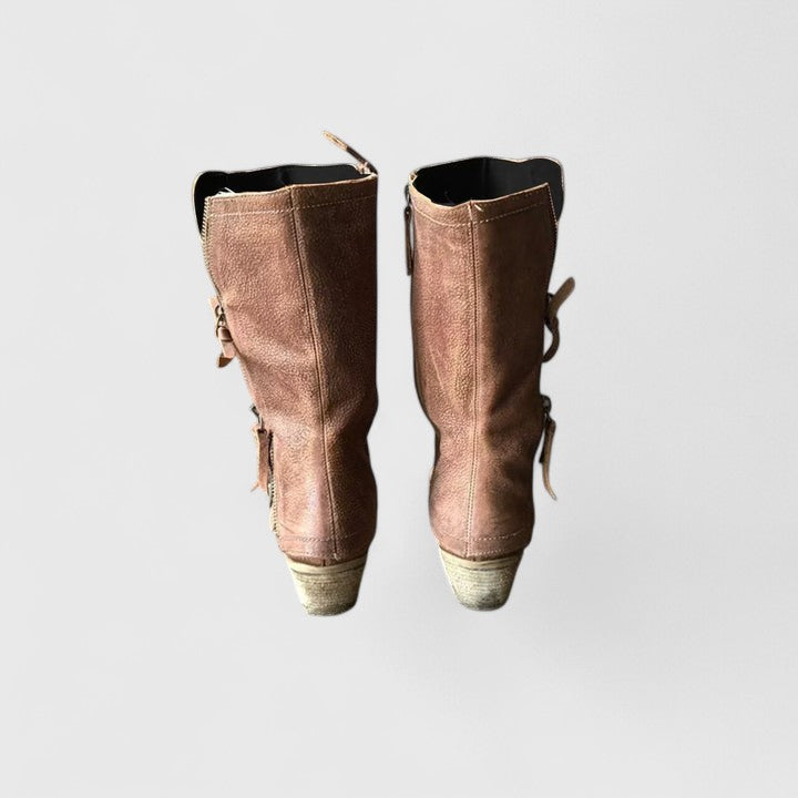 Elarisse | Cowboy Boots Western Boots Ankle Boots Women Winter Fall Casual Versatile Country
