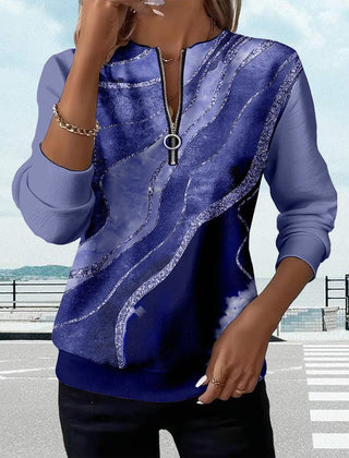 Vintage Hannah long sleeve sweatshirt by Christine Brewer, featuring a cozy, classic hoodie design with a soft fabric texture.