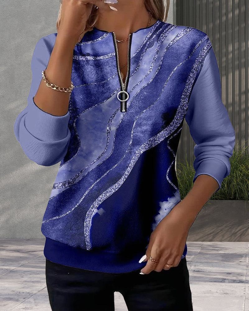 Vintage Hannah long sleeve sweatshirt by Christine Brewer, showing the soft fabric and classic hooded design in a cozy fit.