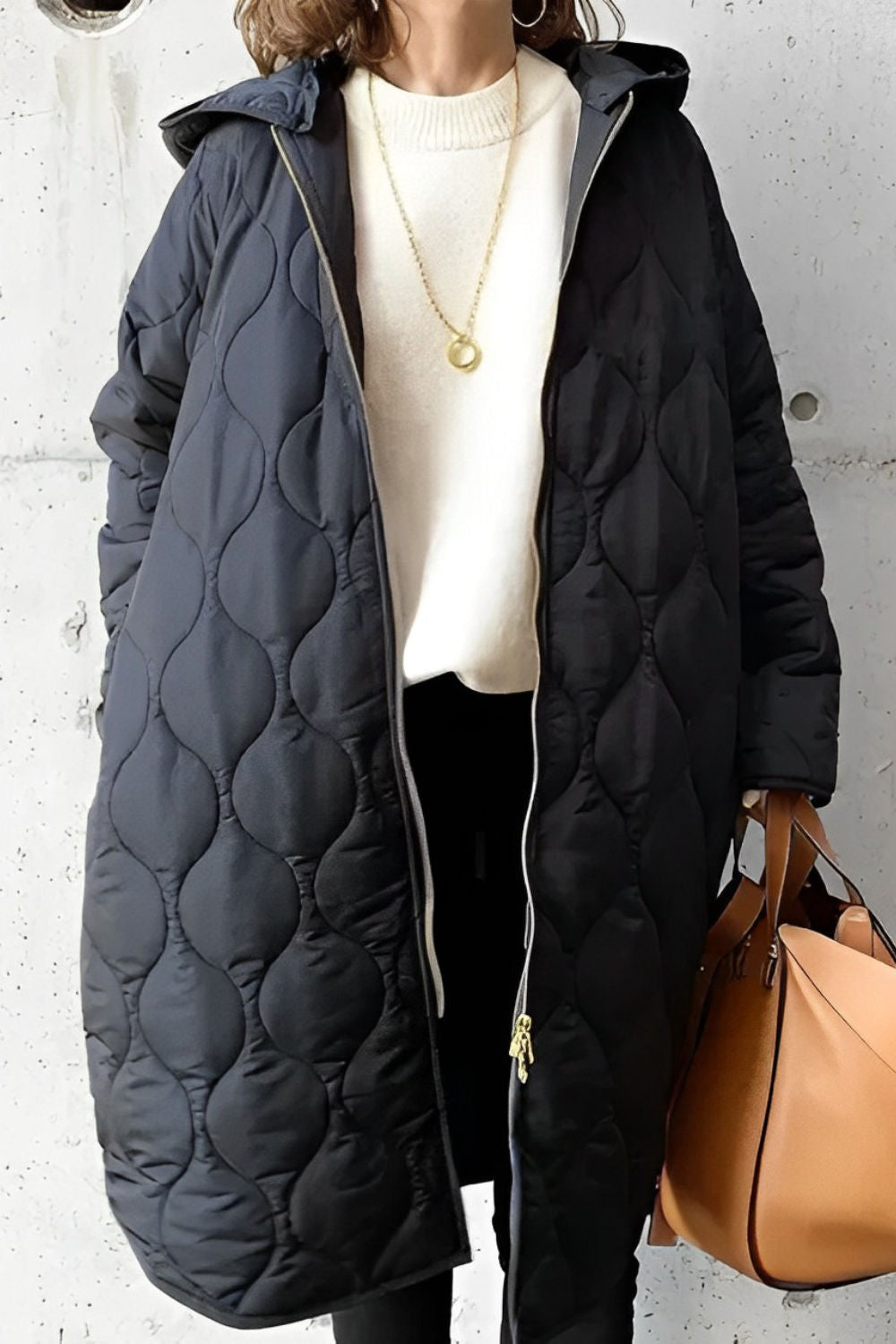 Julianne | Quilted Hooded Coat for Women