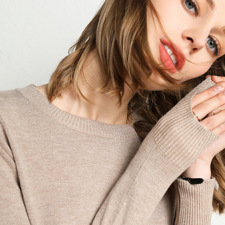 Lavinia | Cashmere Crew Neck Sweater for Women