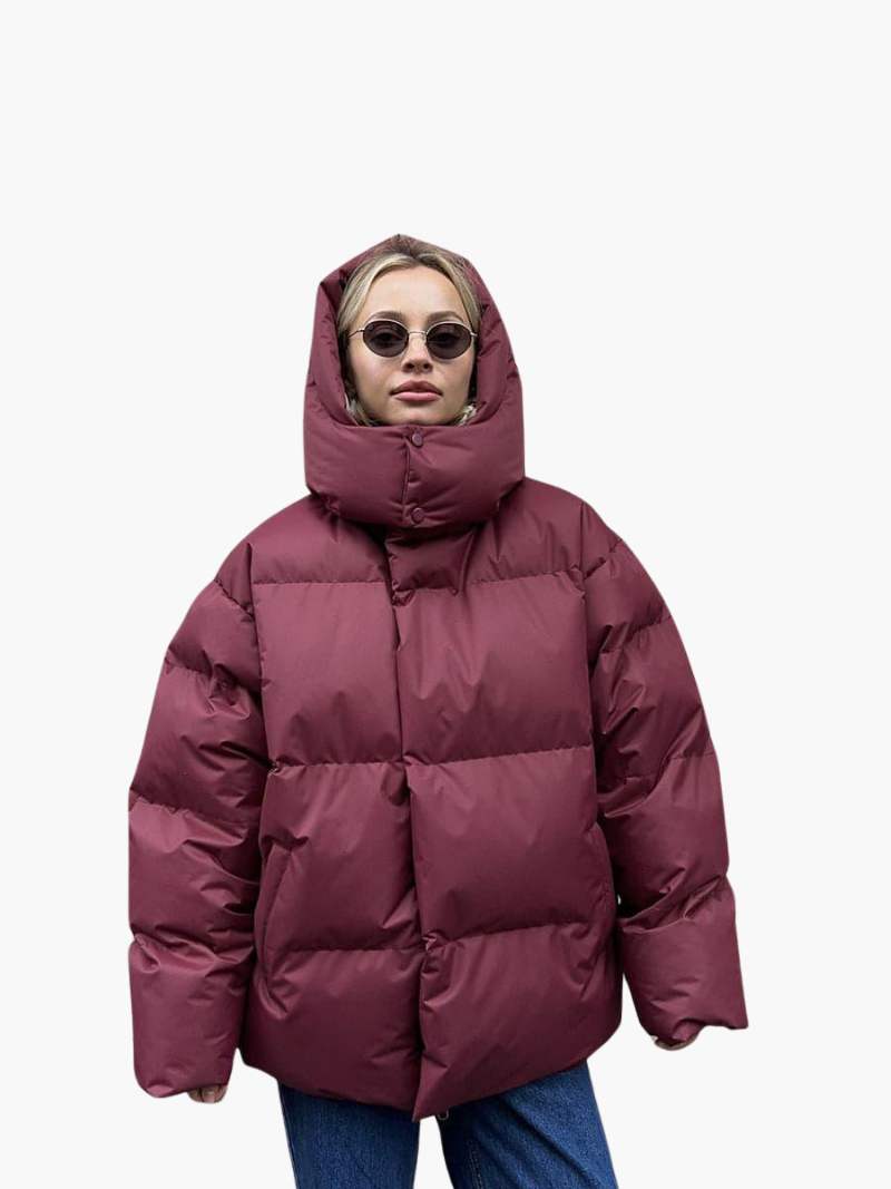 Katrina | Quilted Hooded Puffer Jacket for Women
