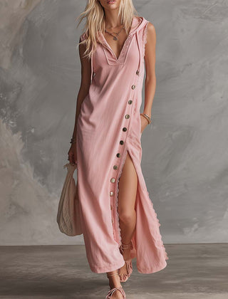 Pink lace V-neck midi dress by Christine Brewer, featuring intricate lace details and a fitted silhouette for elegant evening wear.