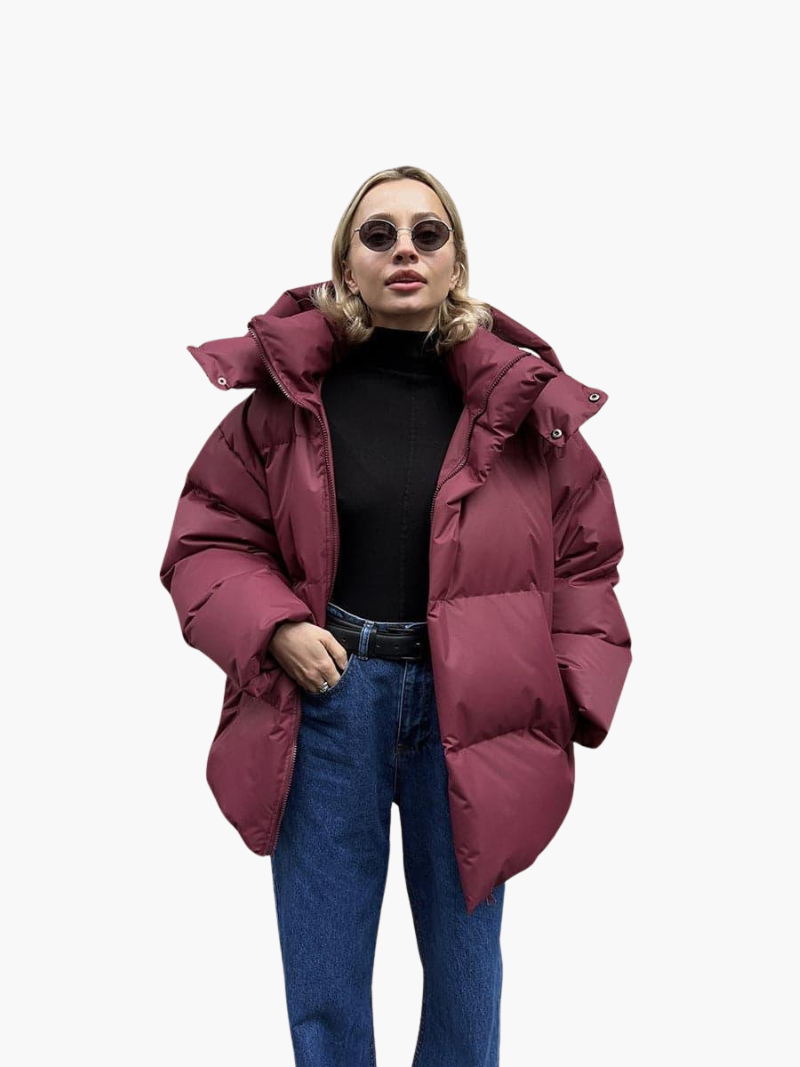 Katrina | Quilted Hooded Puffer Jacket for Women