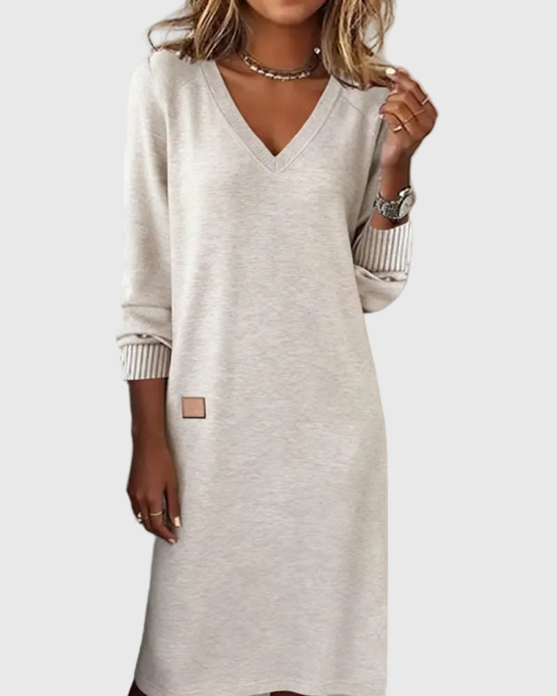 Alice | Casual Dress Women Flowy Stretch Fitted Party Evening Dinner Fall Winter