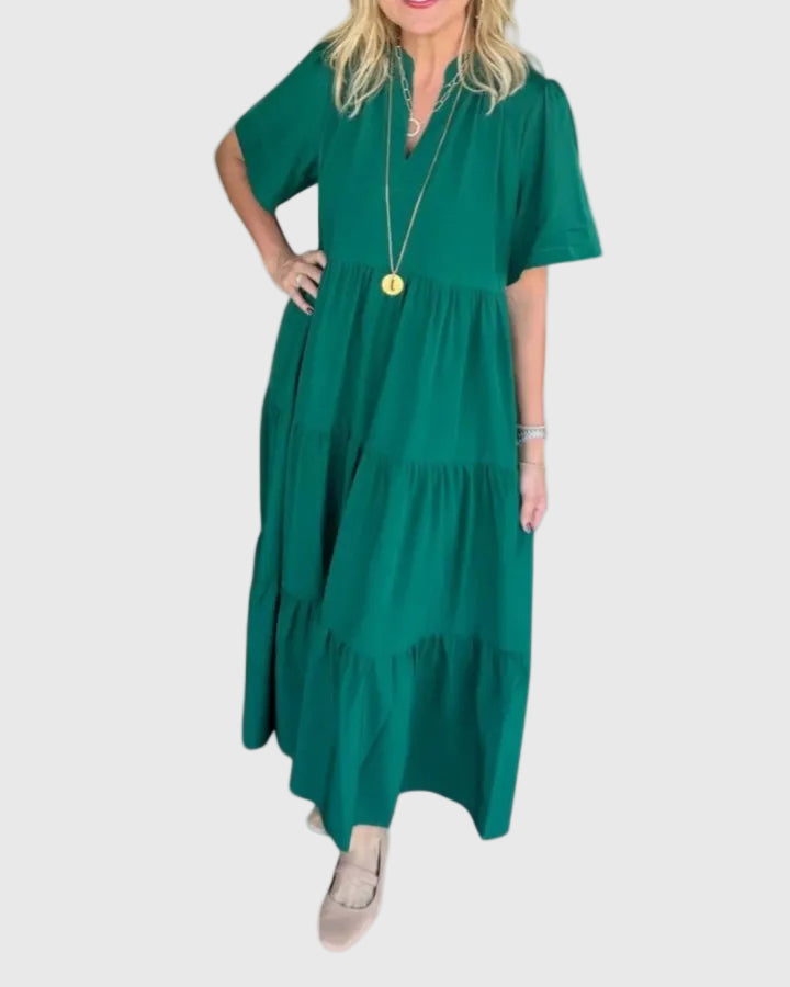 Rebecca | Maxi Dress Women Pockets A-Line Flowy Casual Brunch Party Fall Winter