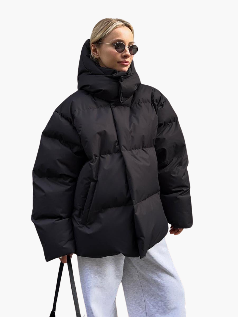 Katrina | Quilted Hooded Puffer Jacket for Women