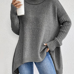 Christine Brewer Bridget high neck sweater for women, featuring a cozy, fitted design in soft knit fabric.