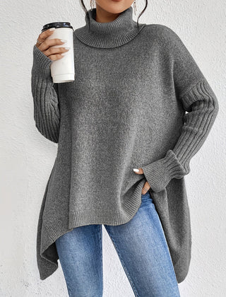 Christine Brewer Bridget high neck sweater for women, featuring a cozy, fitted design in soft knit fabric.