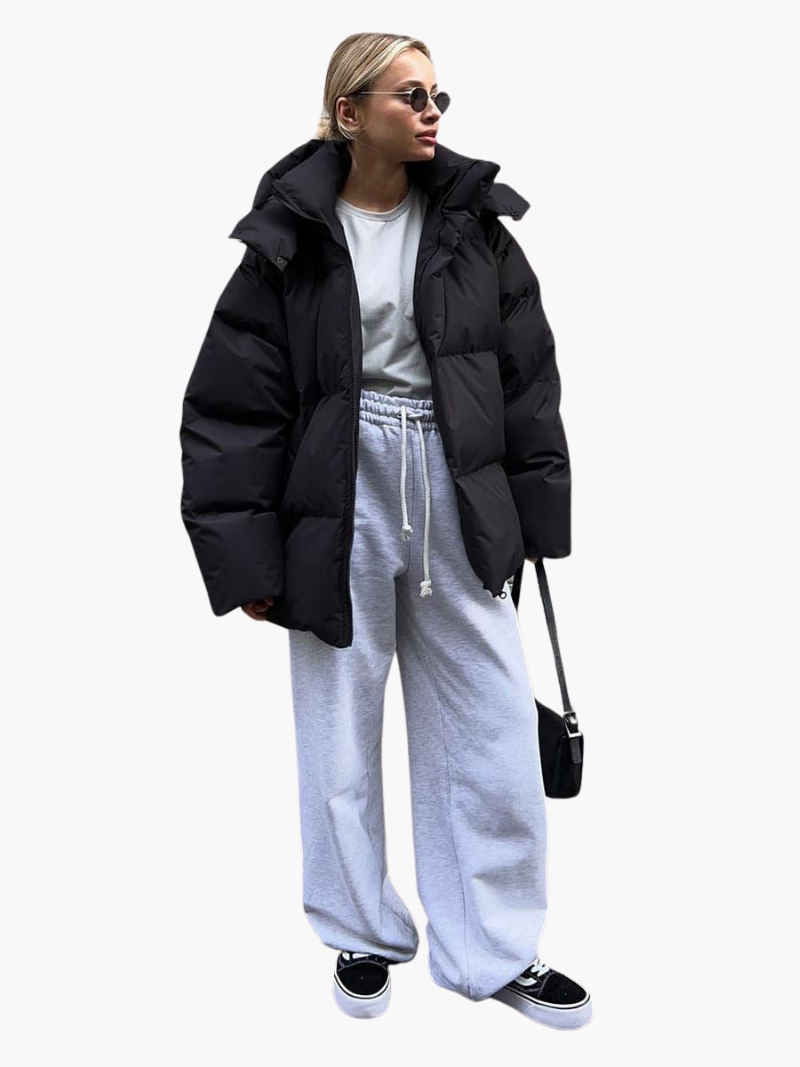Katrina | Quilted Hooded Puffer Jacket for Women