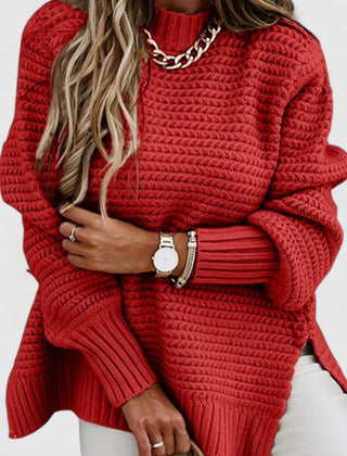 Joy knit sweater for women by Christine Brewer, featuring a cozy, stylish design in soft yarn, perfect for casual wear.
