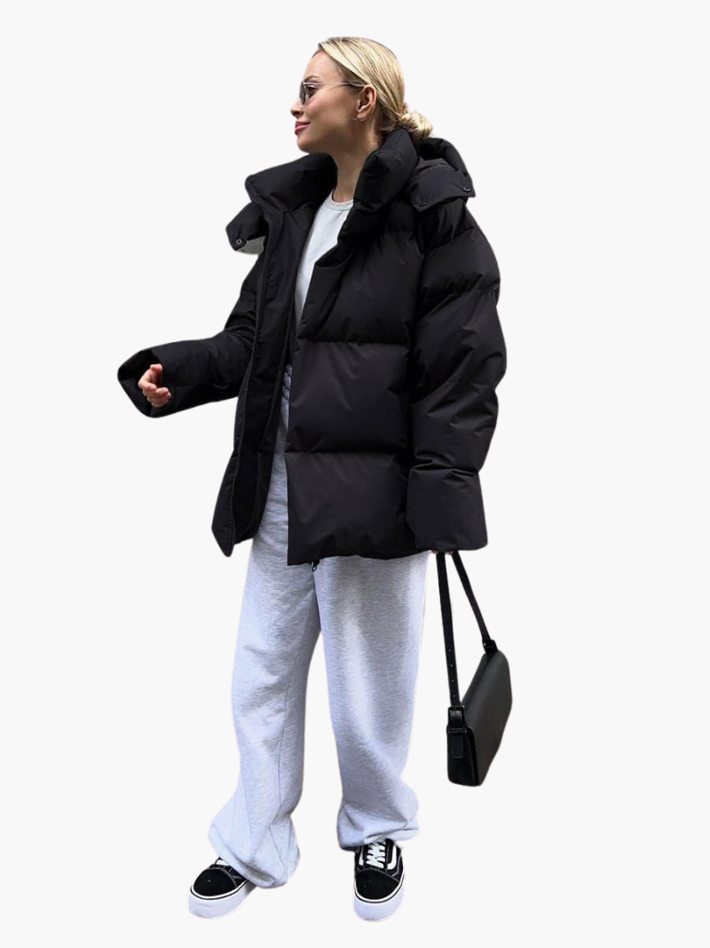 Katrina | Quilted Hooded Puffer Jacket for Women