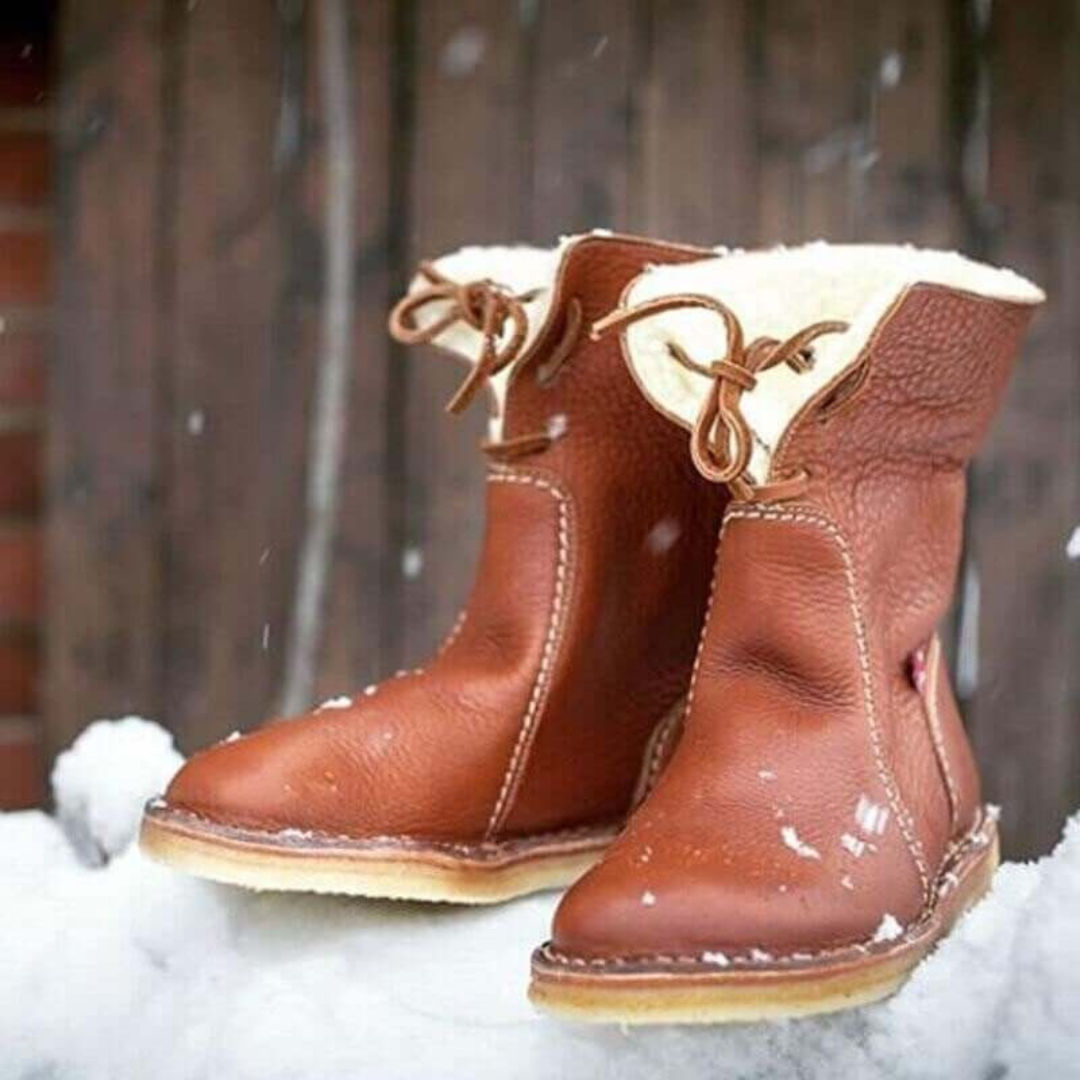 Marnie | Waterproof Boots, Ankle Boots, Women, Vegan Leather, Warm, Insulated, Winter, Windproof, Snow Boots,