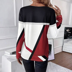 Christine Brewer Quinn women's blouse, elegant chemisier with a flattering fit, soft fabric, and stylish collar detail.