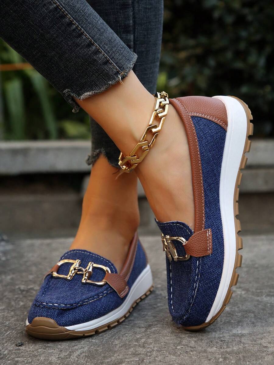 Mia non-slip orthopedic loafers for women by Christine Brewer, featuring comfortable design and slip-resistant soles.