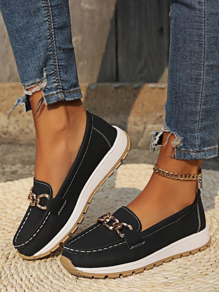 Christine Brewer Mia non-slip orthopedic loafers for women, beige comfort shoes with supportive soles and stylish design.