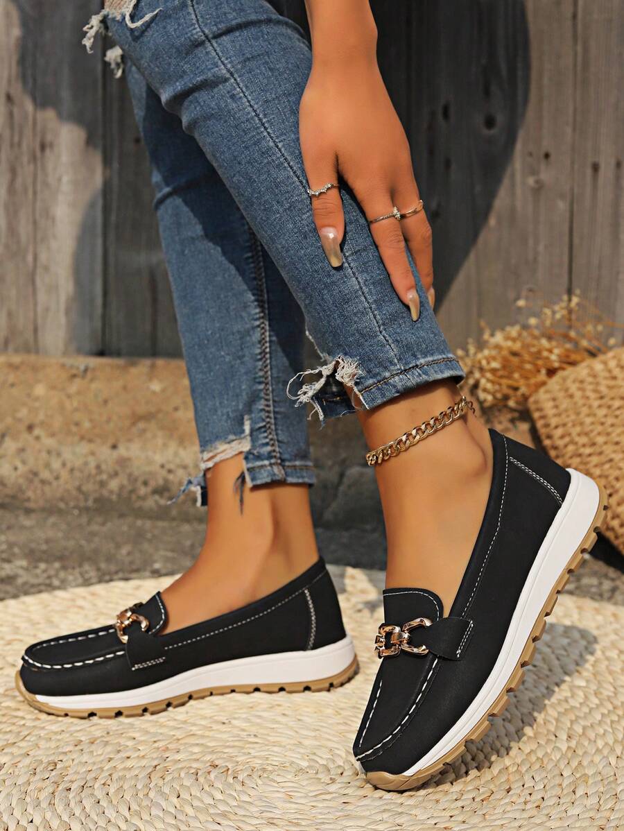 Christine Brewer Mia women's non-slip orthopedic loafers with comfort, featuring a sleek design and slip-resistant soles.