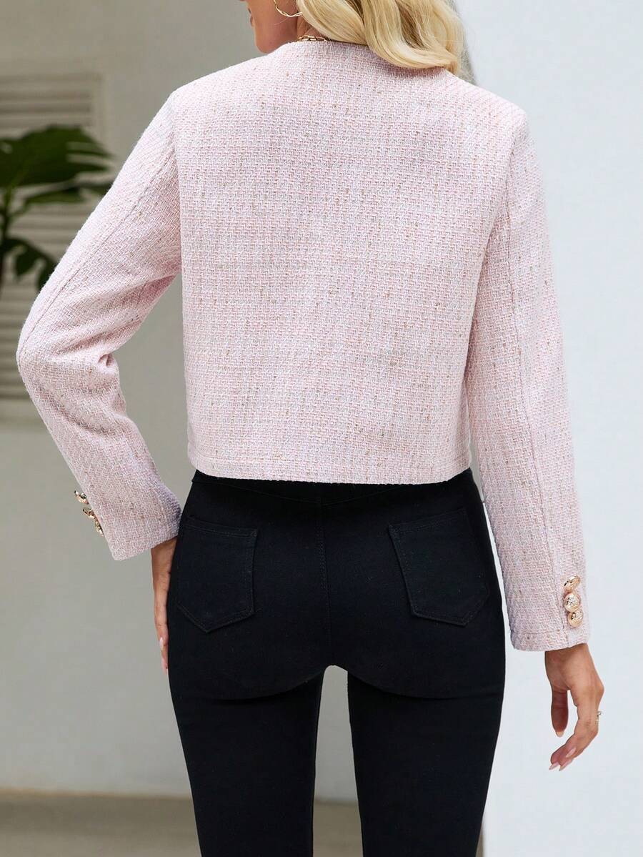 Allegra | Tweed Cropped Coat for Women