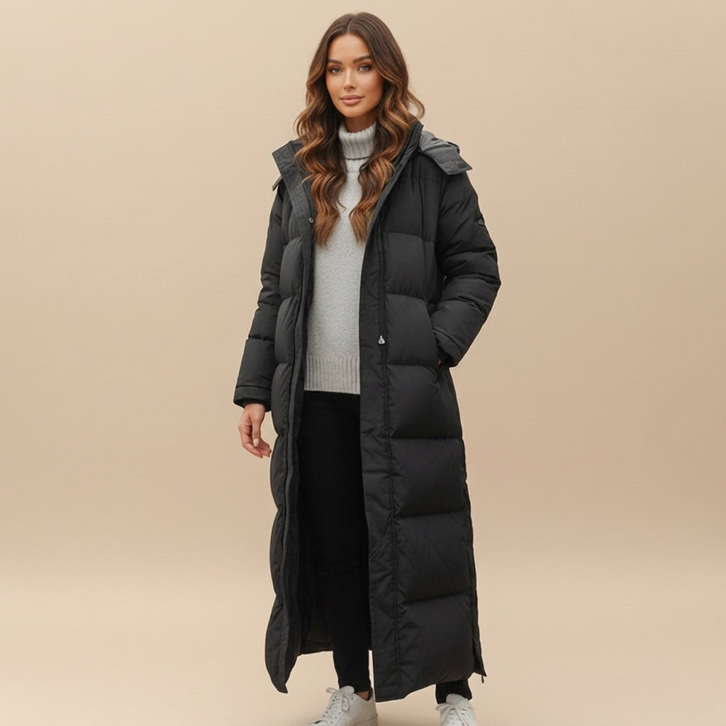 Frida | Puffer Jacket Puffer Coat Down Winter Warm Lightweight Water-Resistant Padded Insulated Tailored