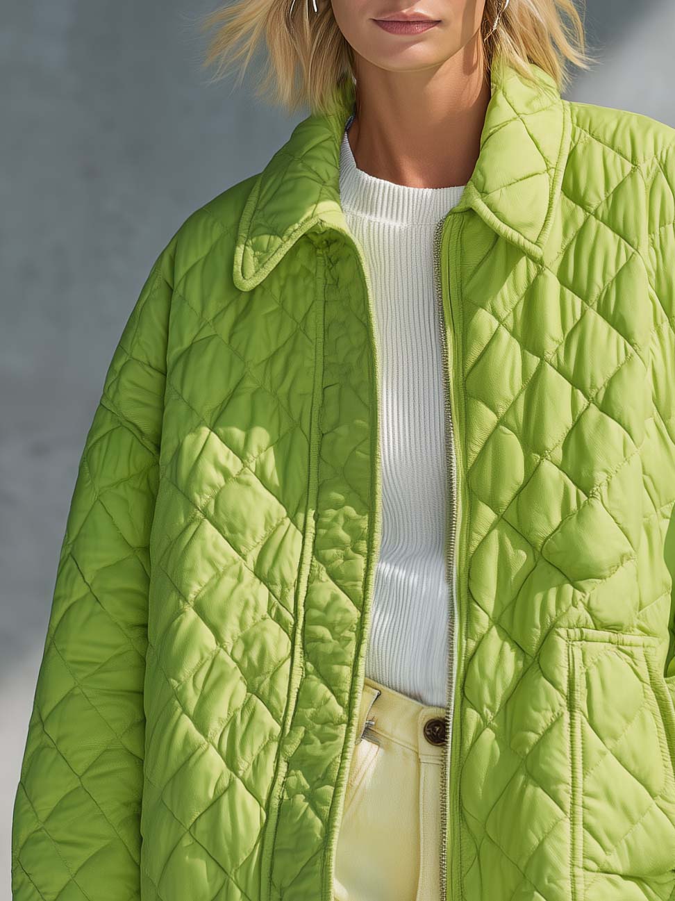 Karen | Quilted Oversized Jacket for Women