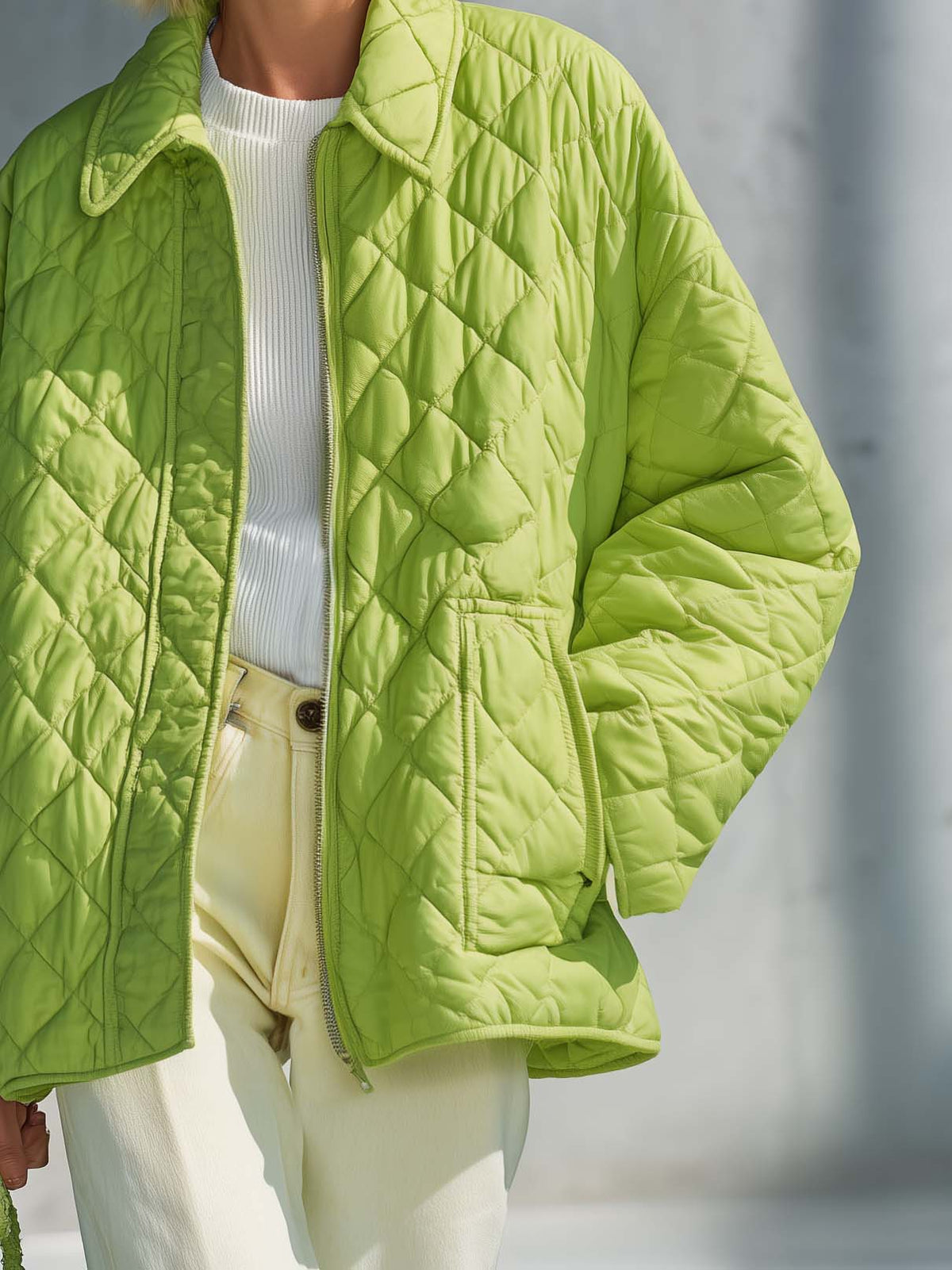 Karen | Quilted Oversized Jacket for Women