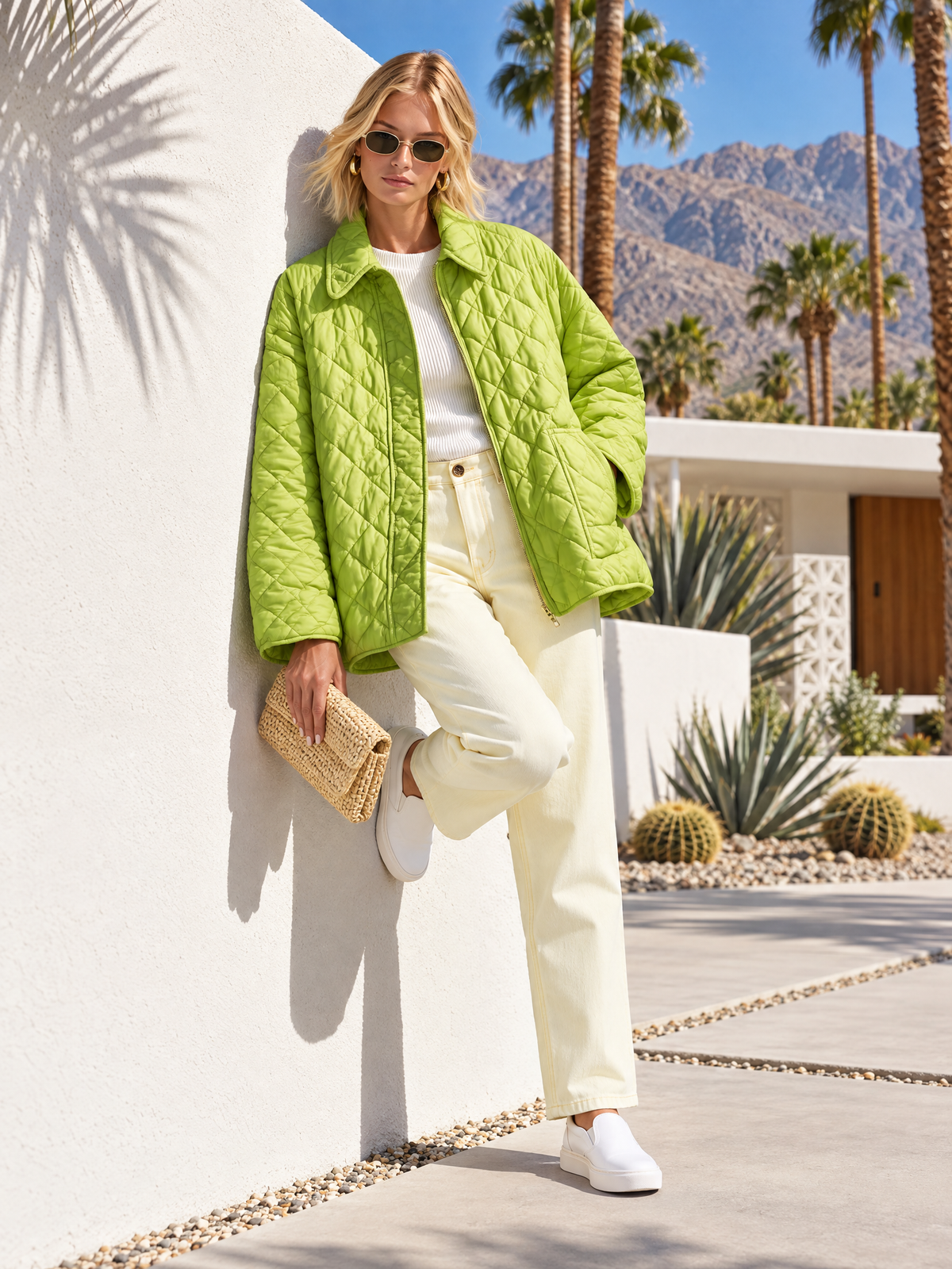 Karen | Quilted Oversized Jacket for Women