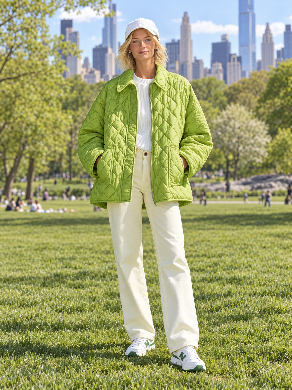 Karen | Quilted Oversized Jacket for Women