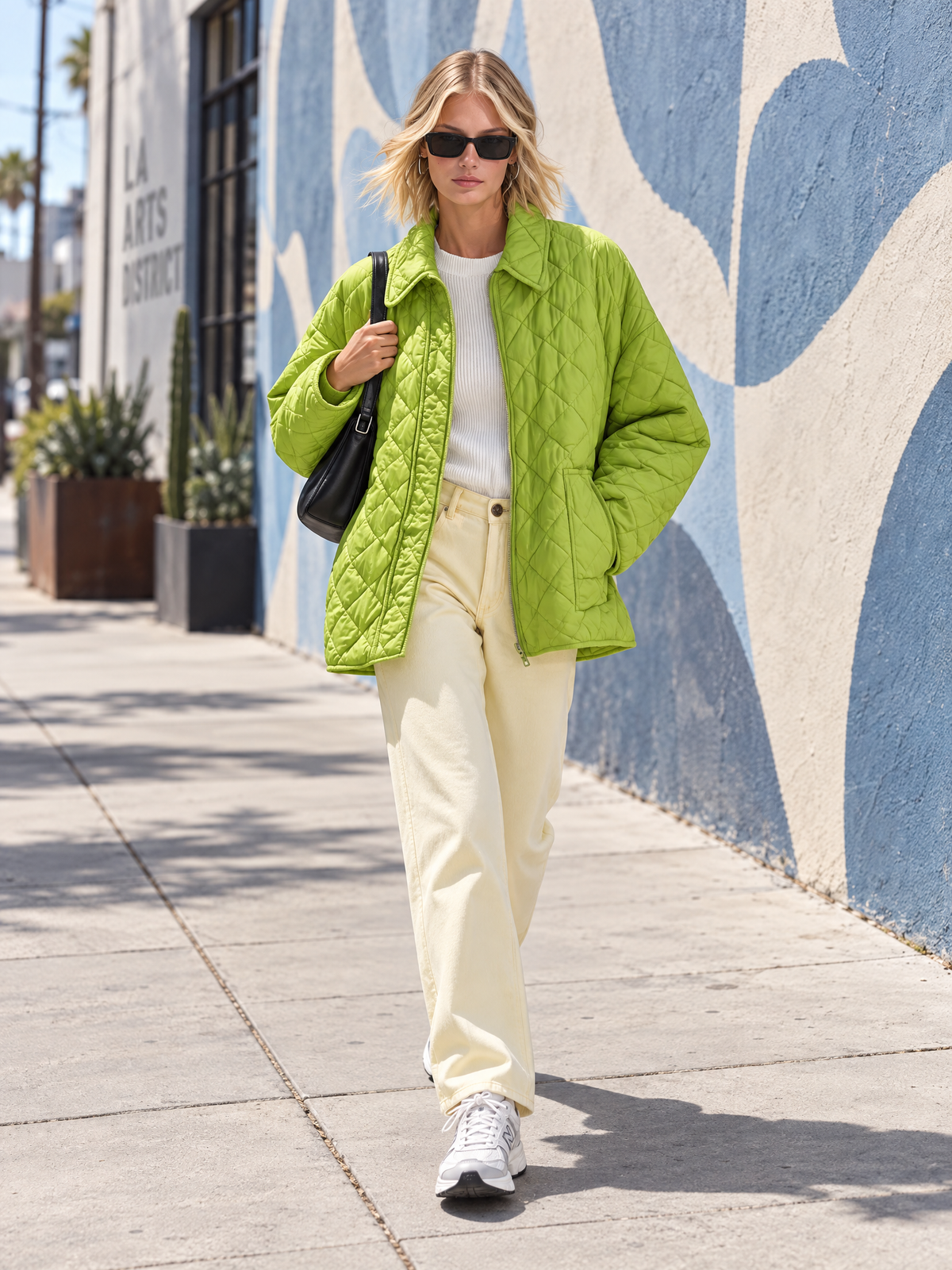Karen | Quilted Oversized Jacket for Women