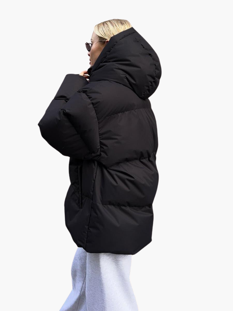 Katrina | Quilted Hooded Puffer Jacket for Women