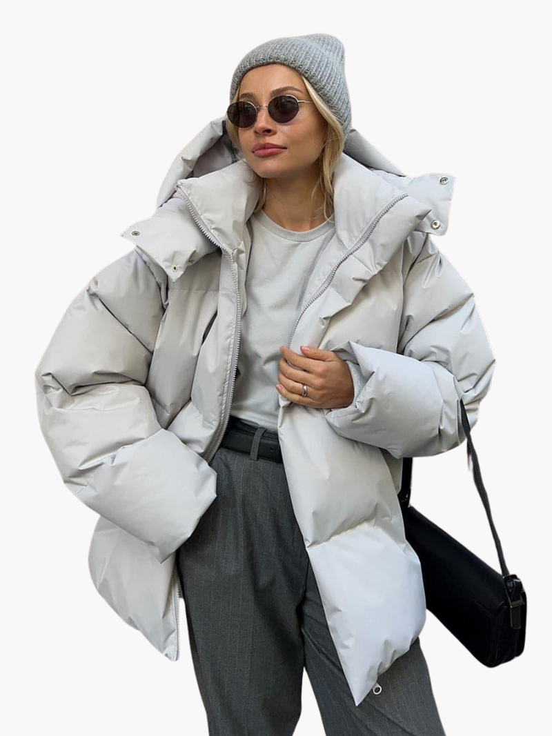 Katrina | Quilted Hooded Puffer Jacket for Women