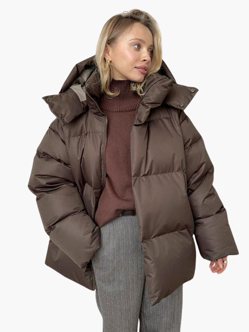 Katrina | Quilted Hooded Puffer Jacket for Women