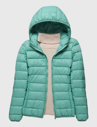 Christine Brewer Lily ultra-light quilted jacket with a sleek design and padded stitching, perfect for lightweight warmth and style.