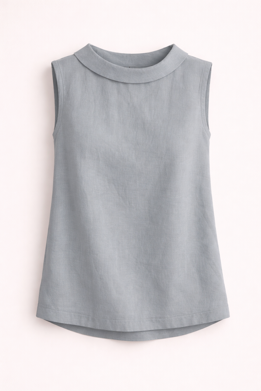 Emily sleeveless knit tank top for women by Christine Brewer, shown in a soft-colored, fitted design on a mannequin.