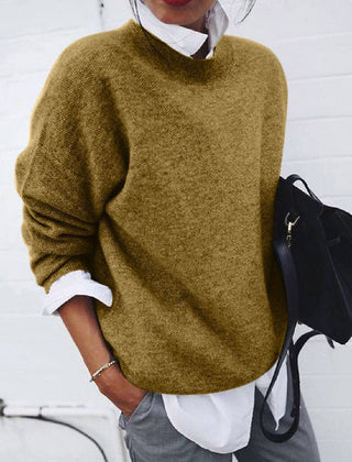 Philippa knit sweater for women from Christine Brewer's #1752 Collection, featuring a cozy, textured knit design.