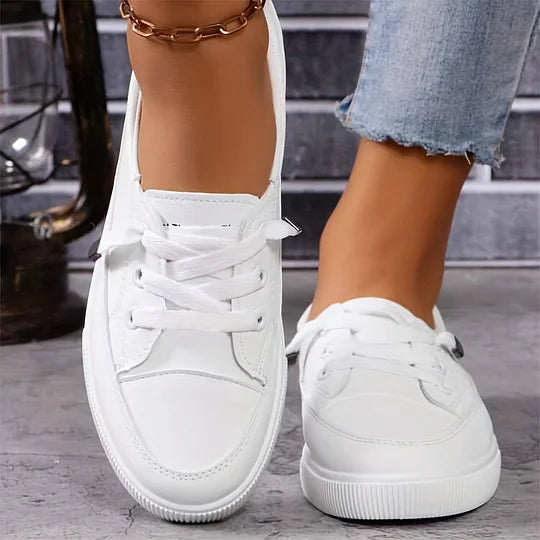 Chic modern orthopedic women's shoes by Christine Brewer, designed for comfort and stylish walking support.