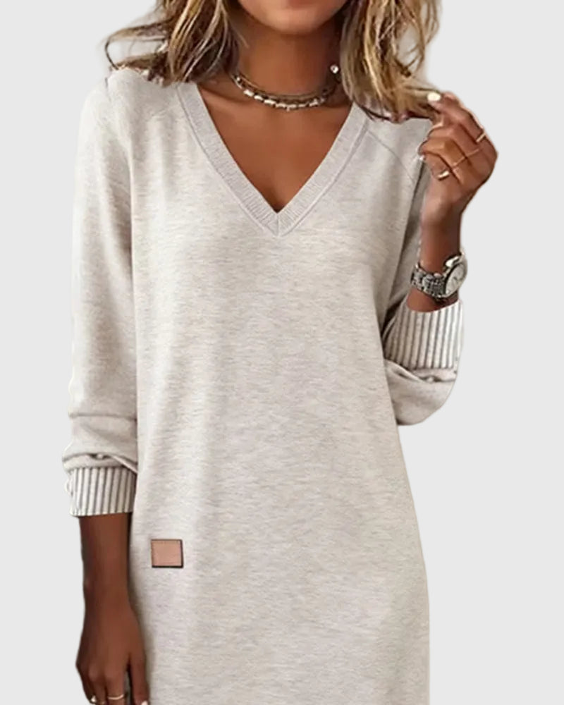Alice | Casual Dress Women Flowy Stretch Fitted Party Evening Dinner Fall Winter