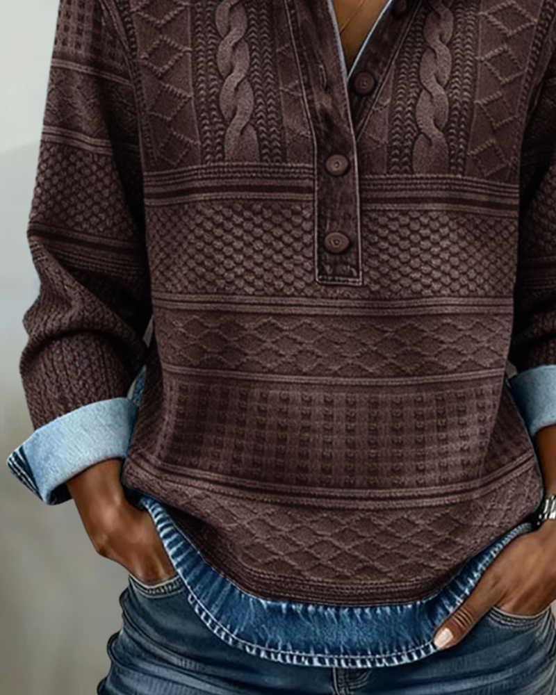 Christine Brewer Hannah women's sweatshirt in soft fabric, featuring a relaxed fit and stylish design, perfect for casual wear.