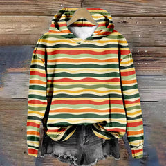 Amber cozy oversized soft knit hoodie by Christine Brewer, lightweight and comfortable with a relaxed fit and soft fabric.