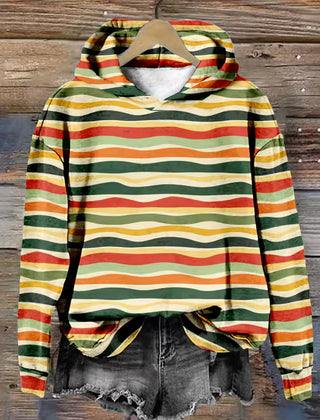 Amber cozy oversized soft knit hoodie by Christine Brewer, lightweight and comfortable with a relaxed fit and soft fabric.