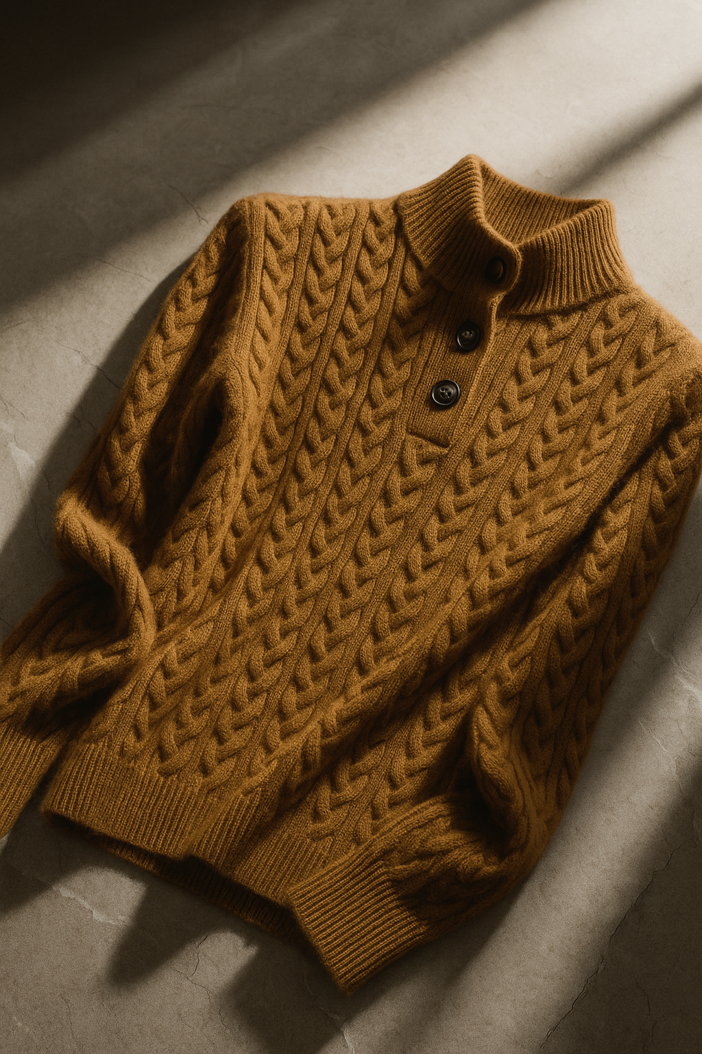 Florentine | Cable-Knit Button-Front Sweater for Women