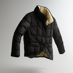 Sophia quilted puffer jacket for women by Christine Brewer, featuring a stylish floating design and elegant quilted pattern.