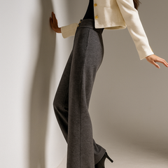Christine Brewer Abigail tailored wide-leg trousers for women, shown in a stylish, relaxed fit with a high waist and flowing fabric.