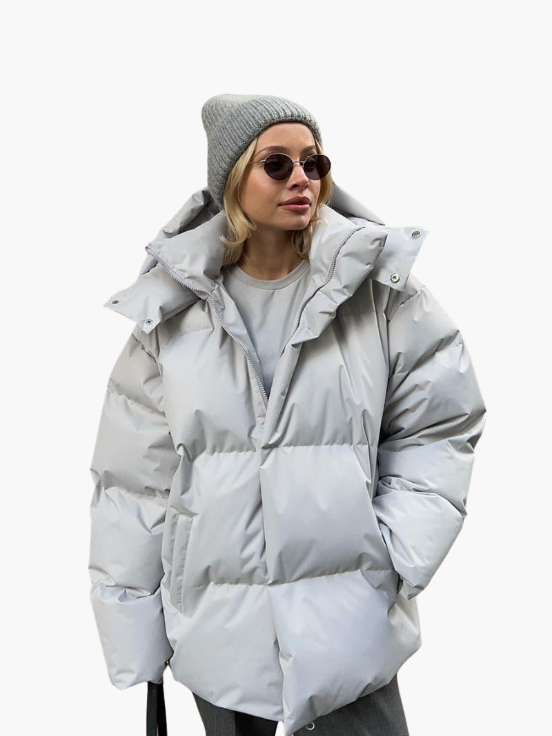 Katrina | Quilted Hooded Puffer Jacket for Women