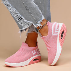 Christine Brewer Harper Air Cushion Shoes for Women, orthopedic comfort walking shoes with cushioned soles and supportive design.