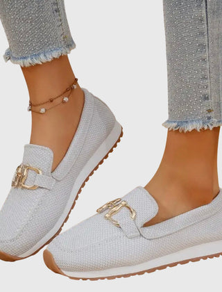 Susana orthopedic loafers slip-on shoes by Christine Brewer, featuring comfortable design and classic loafer style.