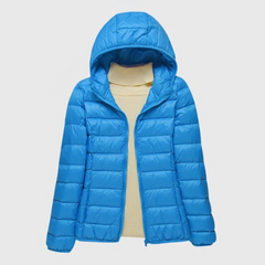 Christine Brewer Lily ultra-light quilted jacket in soft fabric with a sleek, fitted design and subtle quilting details.