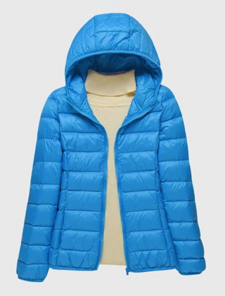 Christine Brewer Lily ultra-light quilted jacket in soft fabric with a sleek, fitted design and subtle quilting details.