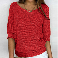 Christine Brewer Bianca knit sweater for women, featuring a cozy, stylish design in soft fabric with a classic fit.